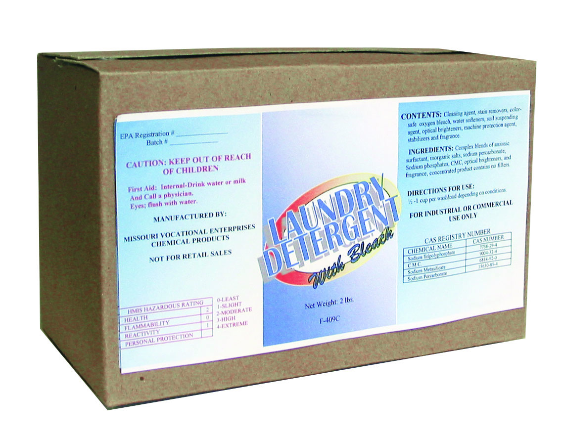 Laundry Detergent with Bleach - Phosphate Free-image