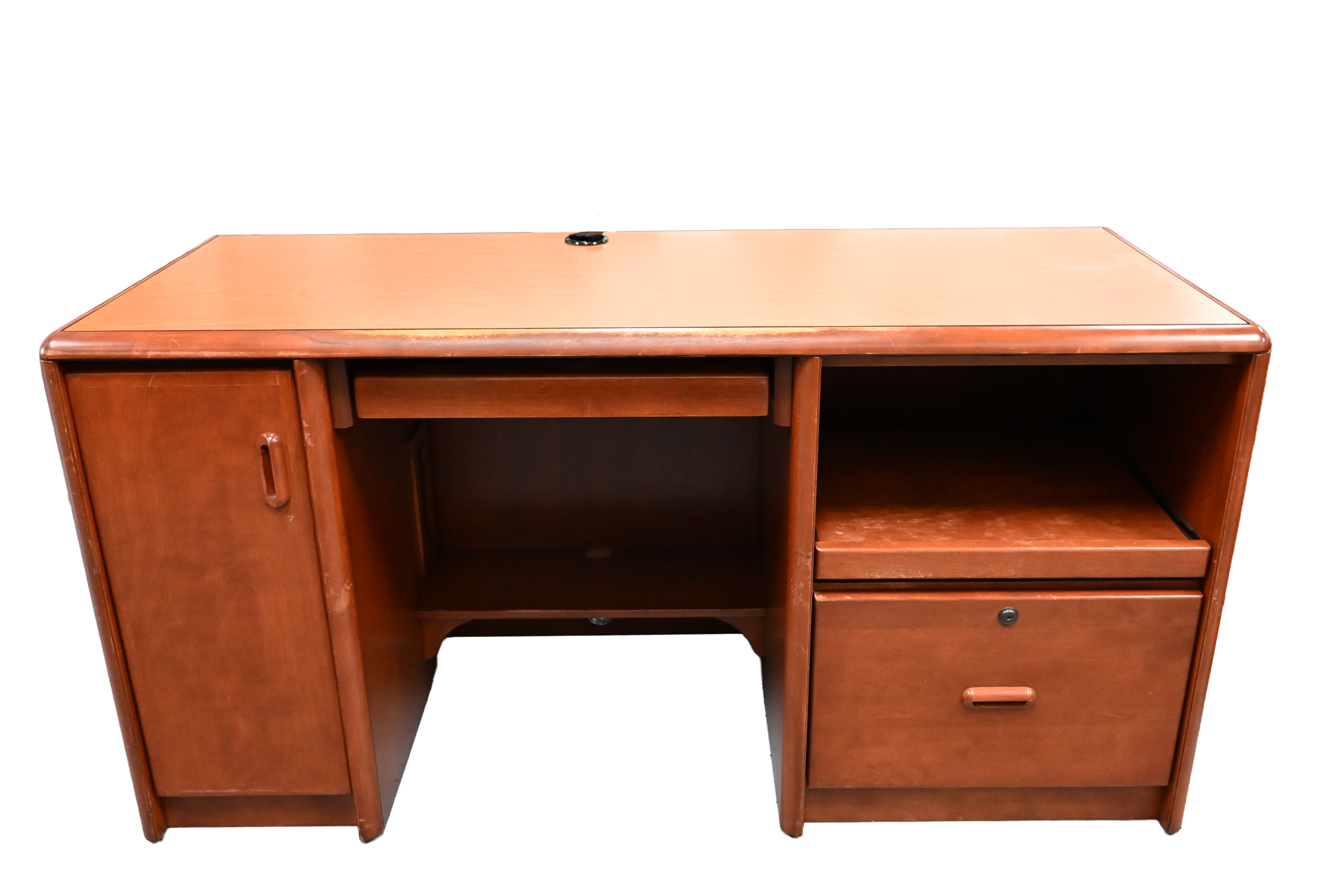 Desk with CPU Storage-image