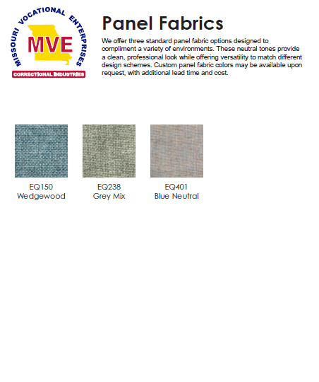 Panel Fabrics Options