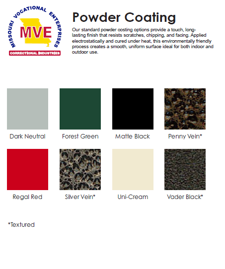Powder Coating Options